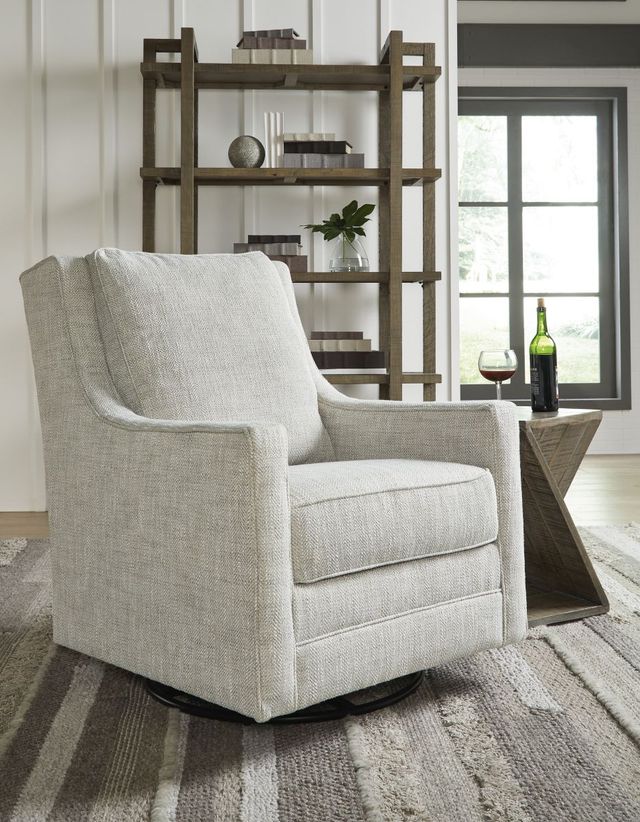 Signature Design by Ashley® Kambria Fog Swivel Glider Chair-4
