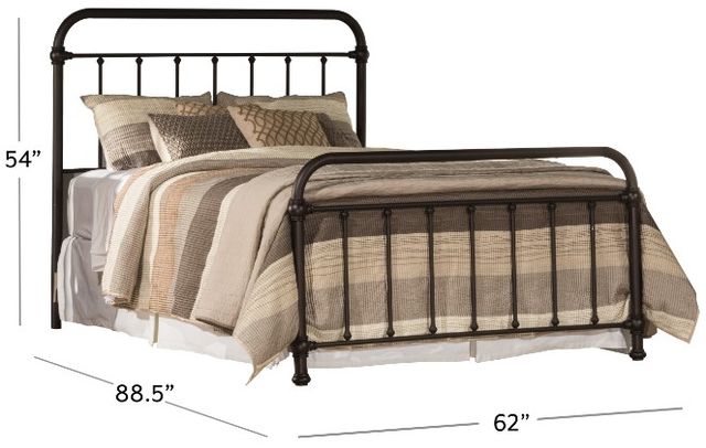 HH2 Home Kirkland Dark Bronze Queen Metal Bed-3