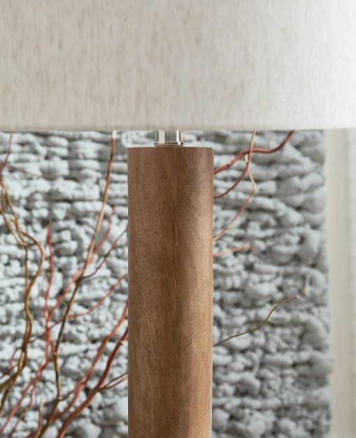 Signature Design by Ashley® Ailsa Natural Brown Floor Lamp-2