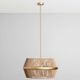 Classic Home Wendy Gold/Natural Chandelier-4