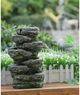 A & B Home Gray/Green Small Cascading Fountain-5