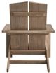 Universal Explore Home™ Coastal Living Outdoor Saratoga Warm Weathered Teak Fabric/Wooden Adirondack Chair with Cushion-5