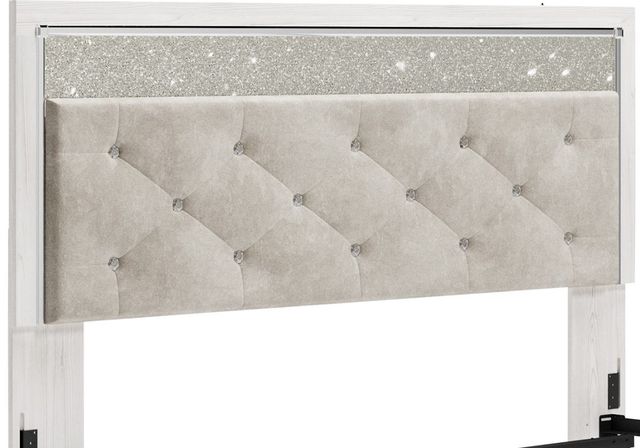 Signature Design by Ashley® Altyra 5-Piece White King Panel Headboard Bed Set-1