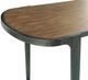 Hammary® Olmsted Rustic Oak Oval Counter Table with Black Base-5