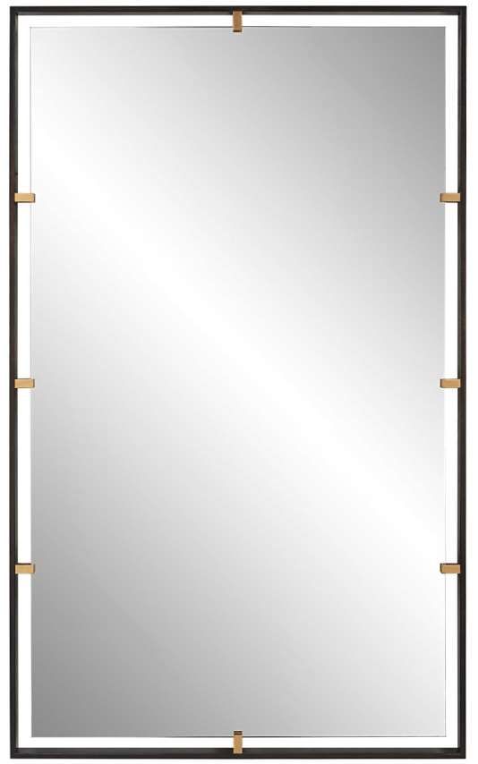 Uttermost® Egon Bronze Rectangular Mirror-0