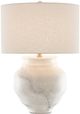 Currey & Company Kalossi Off-White/Painted White Table Lamp-1