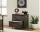 Sauder® Steel River® Carbon Oak® File Cabinet-2