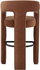 TOV Furniture Malone Rust Chenille Bar Stool-5