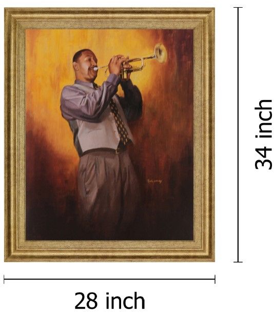 Classy Living Brass Serenade Wall Art-1
