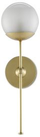 Currey & Company Montview Brushed Brass Wall Sconce-2