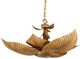 Wildwood Lamps Naples Palm Antique Gold Chandelier-0