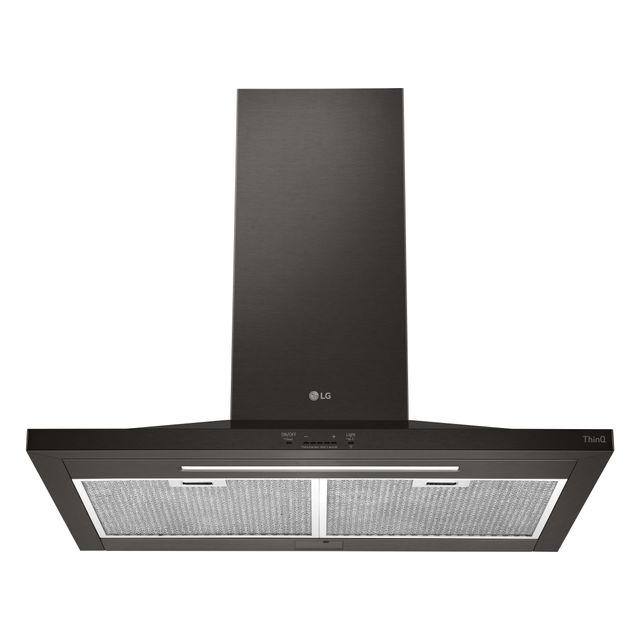 LG 36" Black Stainless Steel Wall Hood-6