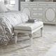 Michael Amini® Sky Tower Cloud White Bench-1