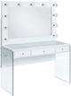 Elements International Jacey White Vanity Table-0