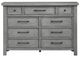 Homelegance® Logandale Antique Gray Dresser-2