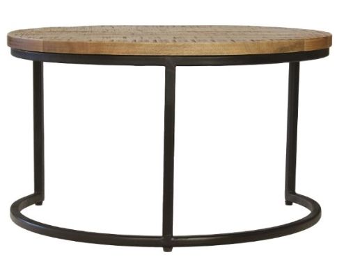 Jaipur Furniture Industrial Range Black/Brown Nesting Table-0