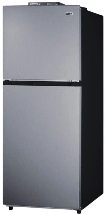 Summit® 24" 10.1 Cu. Ft. Stainless Steel Look Counter Depth Top Freezer Refrigerator-1