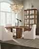 Hooker® Furniture Eleana Light Caramel Round Dining Table with Sunlit Bronze Base-1