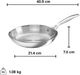 Le Creuset® 7.87" Stainless Steel Fry Pan-4