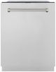 ZLINE Autograph Edition Monument 24" Stainless Steel with Polished Nickel Helix Handle 3rd Rack Top Touch Control Tall Tub Dishwasher -0
