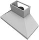 Vent-A-Hood® 60" Stainless Steel Euro-Style Wall Mount Range Hood-1