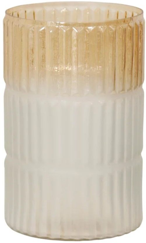 Stylecraft Gold/White 8" Vase-0