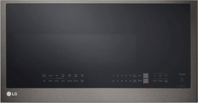 LG 2.0 Cu. Ft. PrintProof® Black Stainless Steel Over The Range Microwave