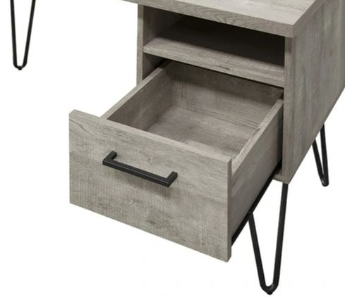 Bernards Gray Writing Desk-3