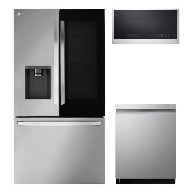 LG 3 Piece PrintProof™ Stainless Steel Kitchen Package-0