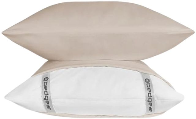 BEDGEAR® Hyper-Cotton™ 2-Piece Medium Beige King Pillow Case Set-2