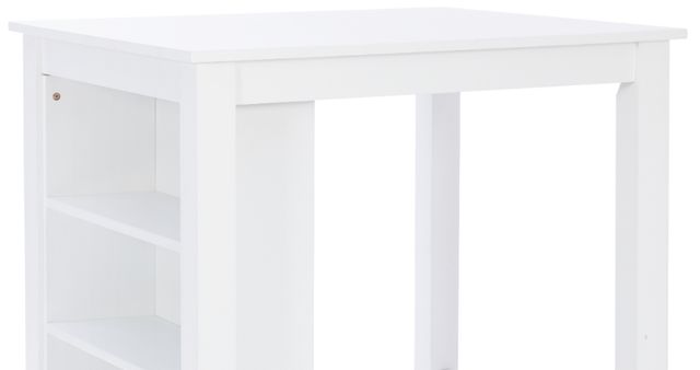 Powell® Maui White Counter Height Space Saver Table-1