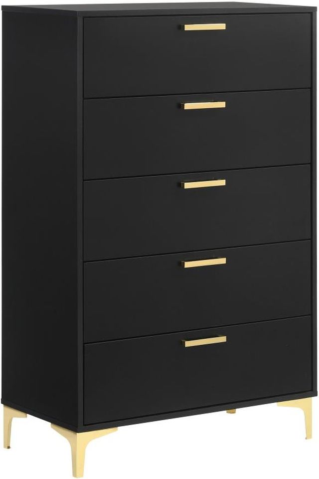 Coaster® Kendall Black/Gold Chest-0