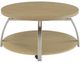 Coaster® Dacre Greige Coffee Table with Satin Nickel Base-4