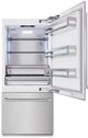 ZLINE 36 in. 19.8 Cu. Ft Satin Stainless Steel Built In Bottom Freezer Refrigerator-4