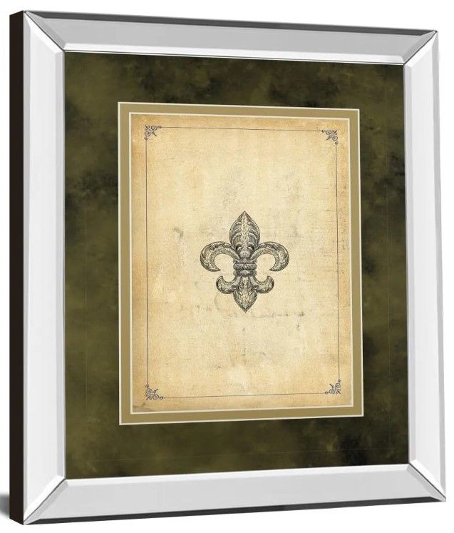 Classy Art Fleur Di Lies II by Alexey Paviuts Mirror Framed Wall Art-2