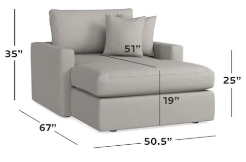 Bassett Furniture Allure Track Arm Chaise - Thumbnail 2