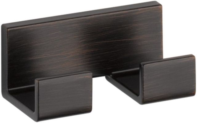 Delta Vero® Venetian Bronze Double Robe Hook-0