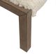 Liberty Furniture Broadmore Cobblestone Brown/White Upholstered Console Stool-5