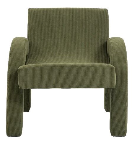 Meridian Furniture Corduroy Green Accent Chair-1
