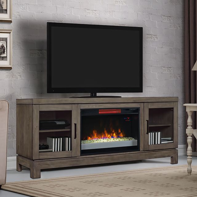 ClassicFlame® Berkeley Spanish Gray TV Stand-1