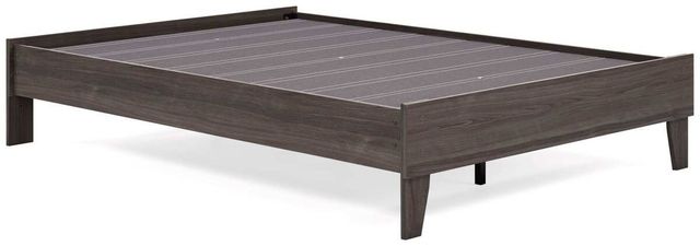 Signature Design by Ashley® Brymont 4-Piece Dark Gray Full Platform Bed Set-1