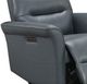 Leather Italia™ Cambria Hollister Blue Power Swivel Glider Recliner-1