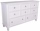 New Classic® Home Furnishings Tamarack White Dresser-0