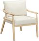 TOV Furniture Dixie Cream Velvet Accent Chair-0