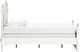 Signature Design by Ashley® Maylilly White Youth Twin Upholstered Panel Bed-3