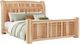 A-America® Amish Highlands Natural Queen Arch Panel Bed-0