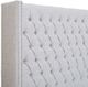 Olliix by Madison Park Amelia Grey King Upholstery Headboard-2