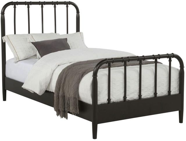 Coaster® Rocco Dark Bronze Youth Twin Open Frame Panel Bed-3