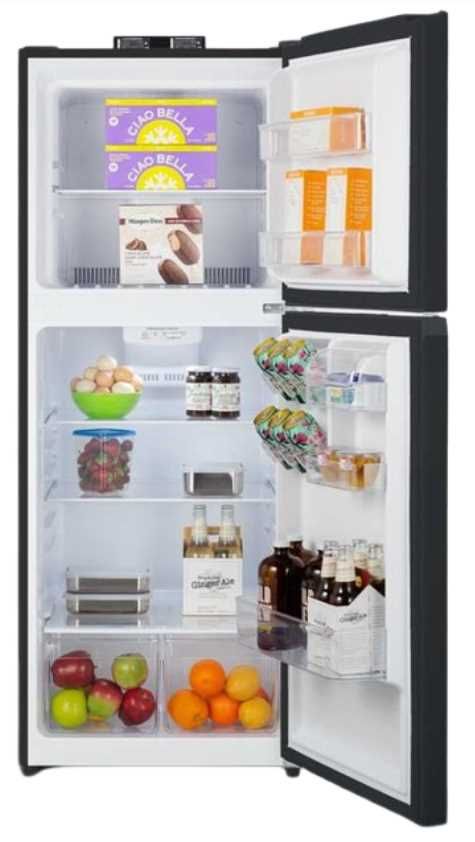 Summit® 24" 10.1 Cu. Ft. Black Counter Depth Top Freezer Refrigerator-3