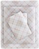 Olliix by True North by Sleep Philosophy Pink Plaid Full Cozy 100% Cotton Flannel Printed Sheet Set-0